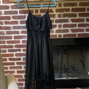 Black High-Low Dress